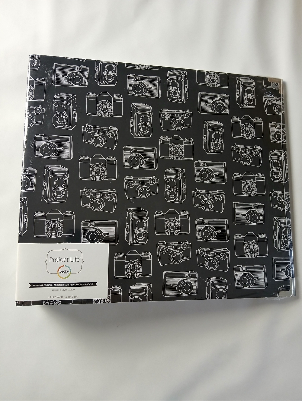 New American Crafts Project Life 12" X 12" D-ring Scrapbook Album Camera Design